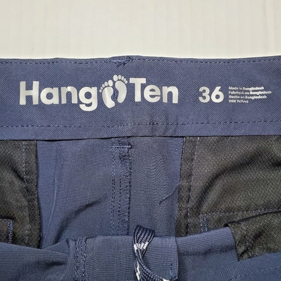 Hang Ten Men’s Hybrid Short Blue Sz 36 - Picture 8 of 10